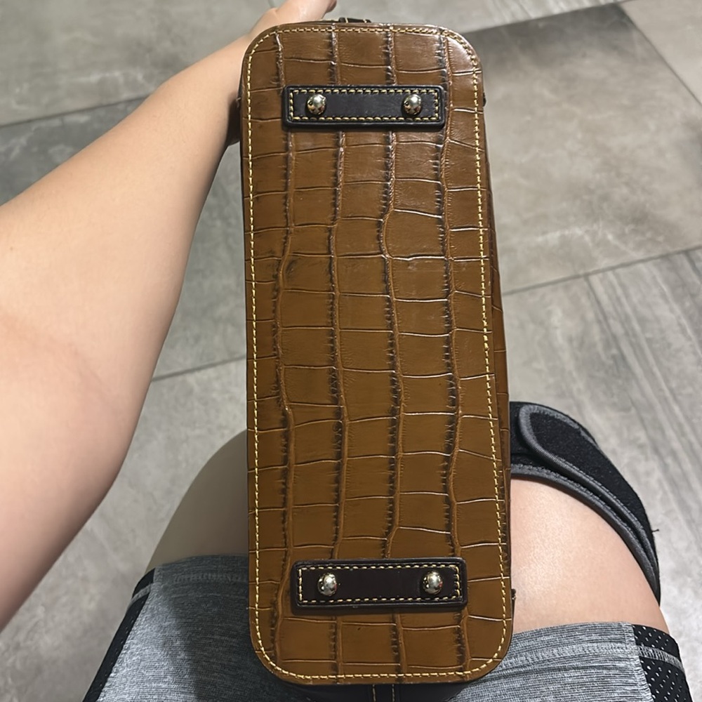 Dooney & Bourke Leather Tote Bag - Picture 5 of 15